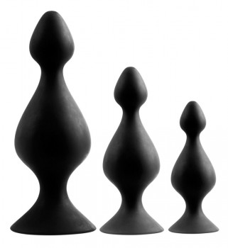 Набор из 3 анальных плагов Butt Plug Set
