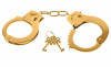 Золотистые наручники Metal Cuffs